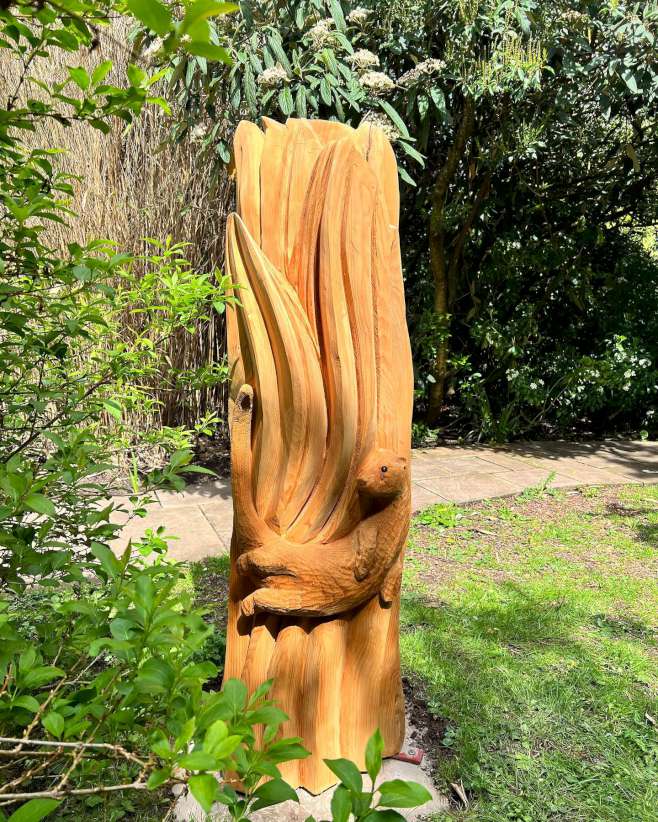 chainsaw carving patterns and books